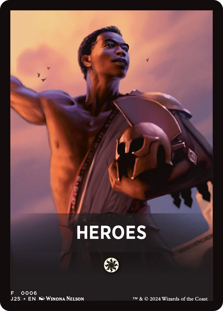 Heroes Theme Card [Foundations Jumpstart Front Cards] | Jomio and Rueliete's Cards and Comics