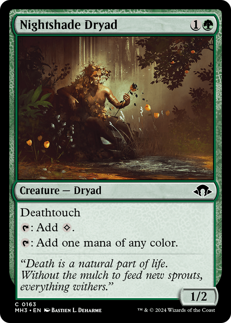 Nightshade Dryad [Modern Horizons 3] | Jomio and Rueliete's Cards and Comics
