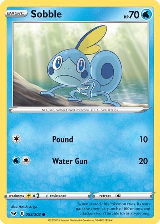 Sobble (055/202) (Premium Collection) [Sword & Shield: Base Set] | Jomio and Rueliete's Cards and Comics