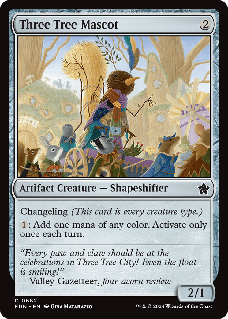 Three Tree Mascot [Foundations] | Jomio and Rueliete's Cards and Comics