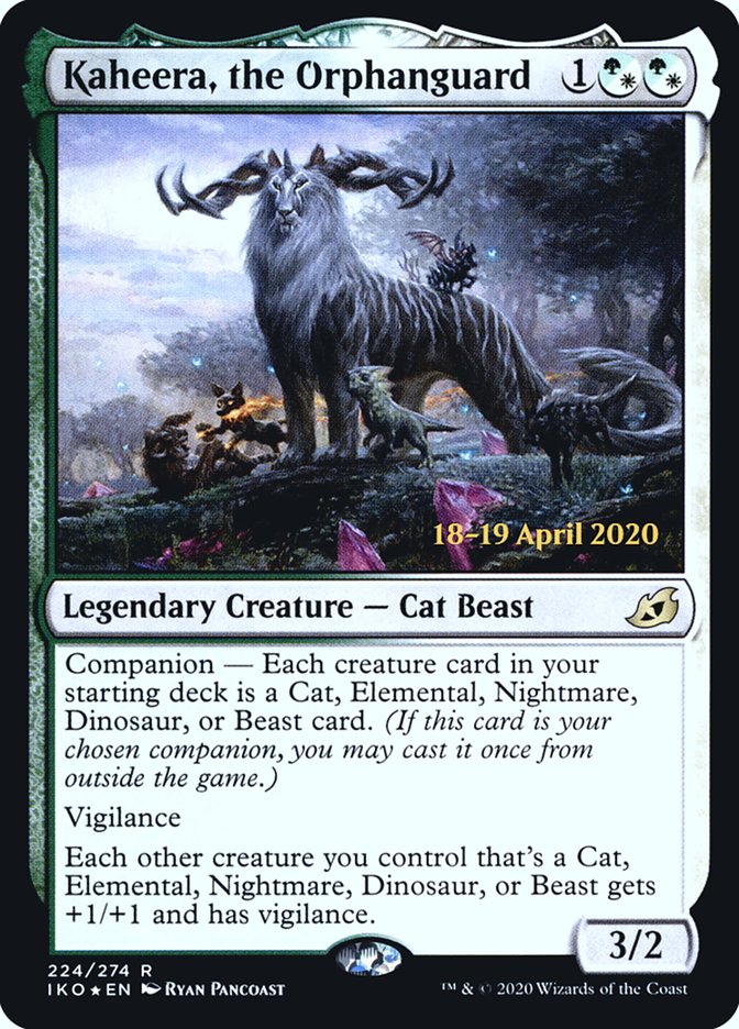 Kaheera, the Orphanguard [Ikoria: Lair of Behemoths Prerelease Promos] | Jomio and Rueliete's Cards and Comics