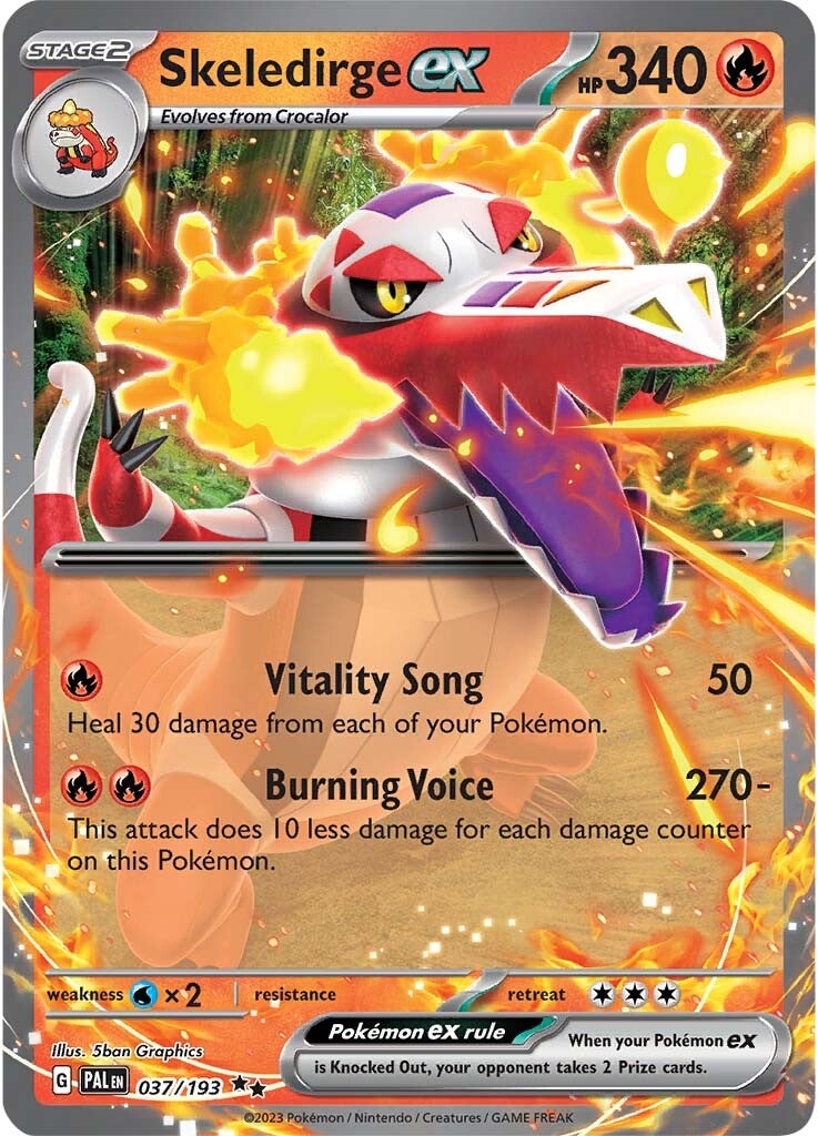 Skeledirge ex (037/193) [Scarlet & Violet: Paldea Evolved] | Jomio and Rueliete's Cards and Comics