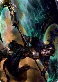 Vengeful Reaper Art Card (Gold-Stamped Signature) [Kaldheim Art Series] | Jomio and Rueliete's Cards and Comics