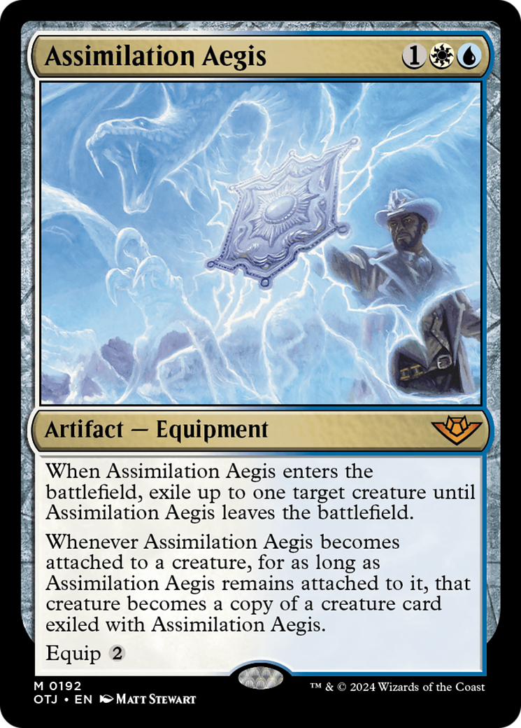 Assimilation Aegis [Outlaws of Thunder Junction] | Jomio and Rueliete's Cards and Comics