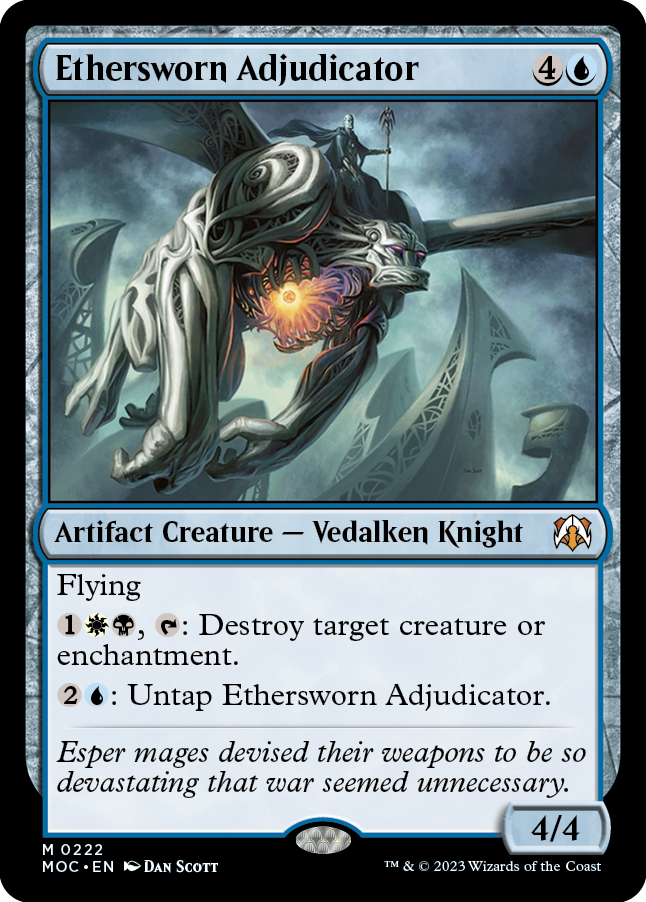 Ethersworn Adjudicator [March of the Machine Commander] | Jomio and Rueliete's Cards and Comics