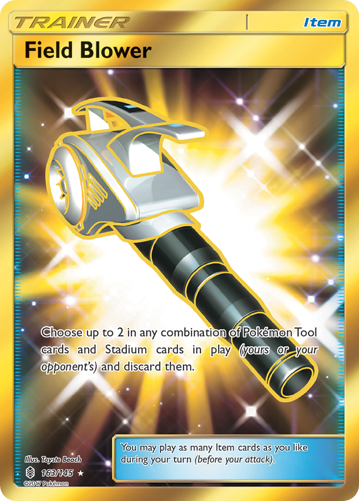 Field Blower (163/145) [Sun & Moon: Guardians Rising] | Jomio and Rueliete's Cards and Comics