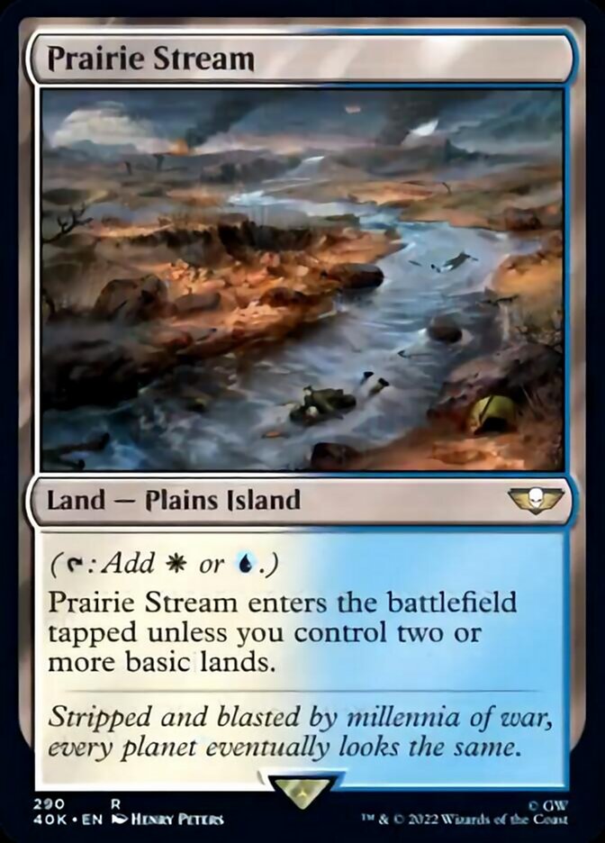 Prairie Stream (Surge Foil) [Warhammer 40,000] | Jomio and Rueliete's Cards and Comics