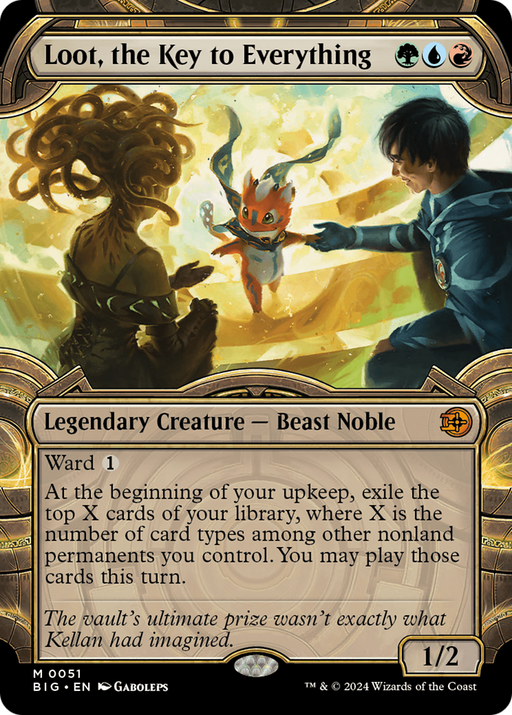Loot, the Key to Everything (Showcase) [Outlaws of Thunder Junction: The Big Score] | Jomio and Rueliete's Cards and Comics