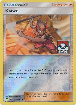 Kiawe (116a/147) [League & Championship Cards] | Jomio and Rueliete's Cards and Comics