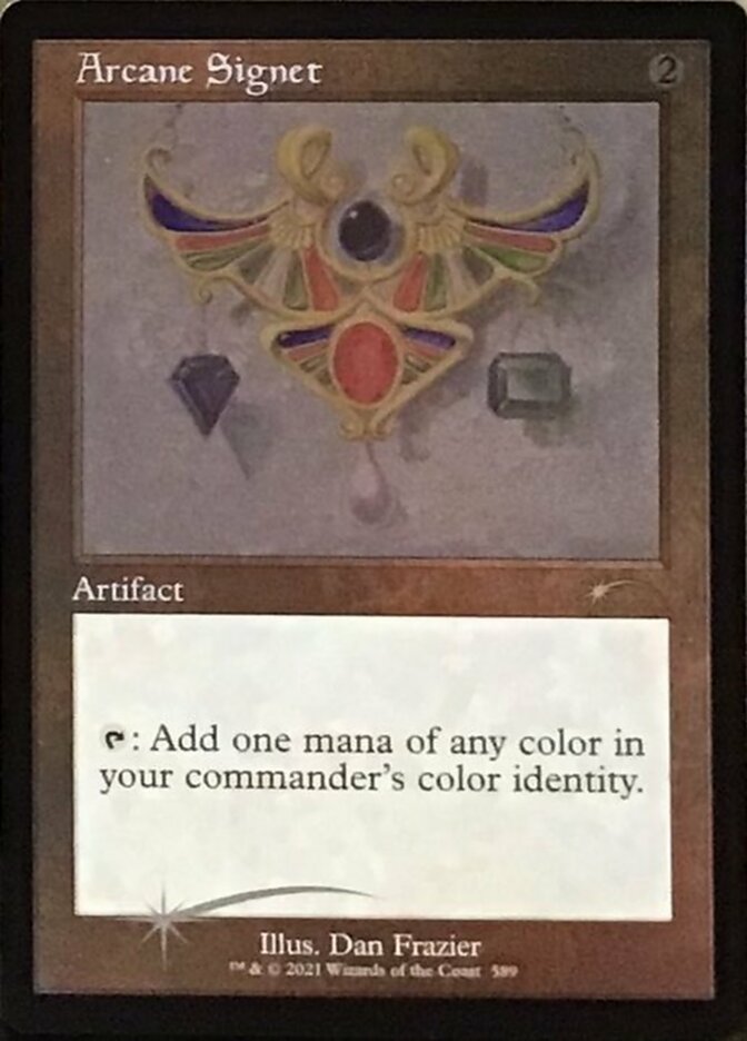 Arcane Signet (Retro) (Foil Etched) [Secret Lair Drop Promos] | Jomio and Rueliete's Cards and Comics