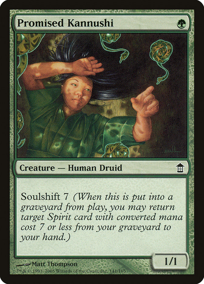 Promised Kannushi [Saviors of Kamigawa] | Jomio and Rueliete's Cards and Comics