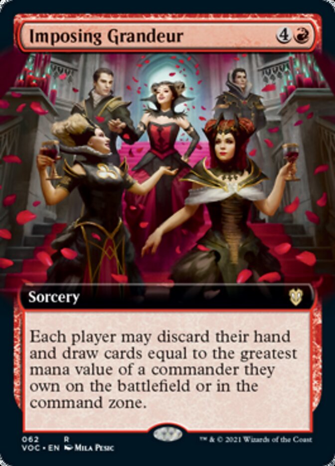 Imposing Grandeur (Extended Art) [Innistrad: Crimson Vow Commander] | Jomio and Rueliete's Cards and Comics
