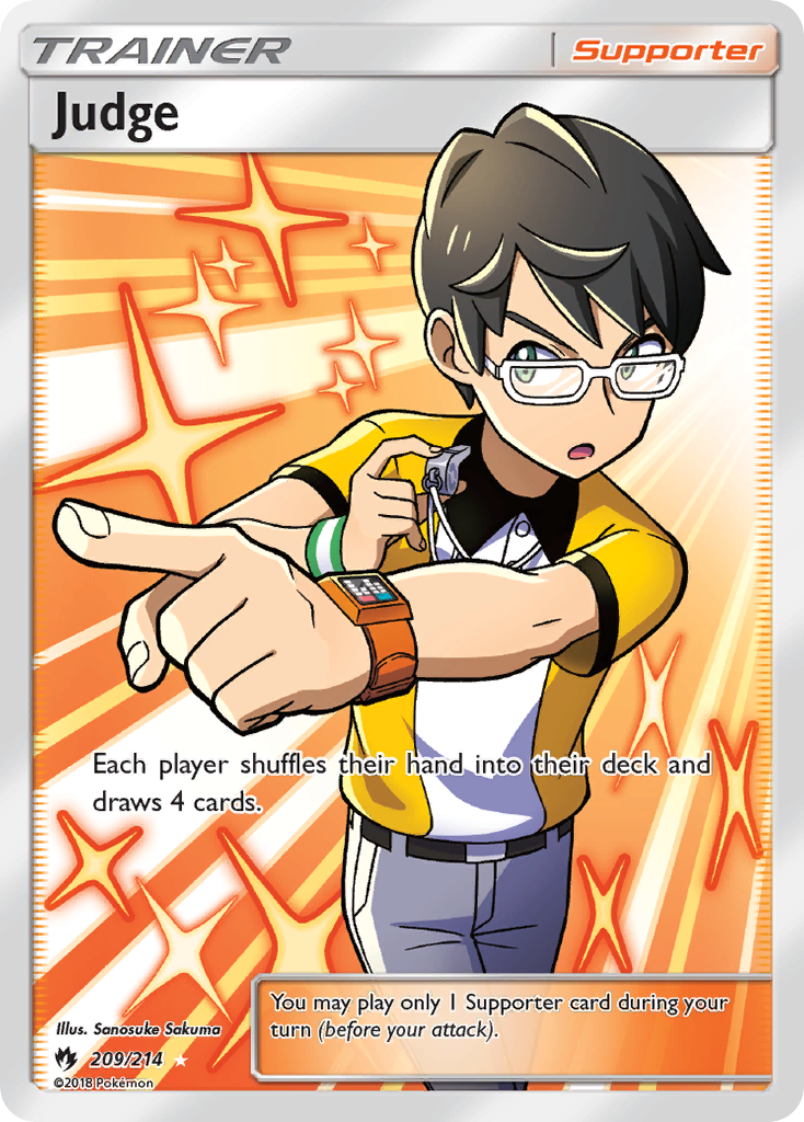 Judge (209/214) [Sun & Moon: Lost Thunder] | Jomio and Rueliete's Cards and Comics