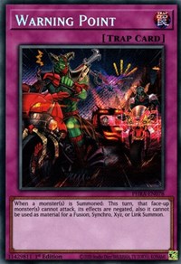 Warning Point [PHRA-EN078] Secret Rare | Jomio and Rueliete's Cards and Comics