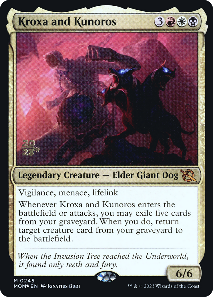 Kroxa and Kunoros [March of the Machine Prerelease Promos] | Jomio and Rueliete's Cards and Comics