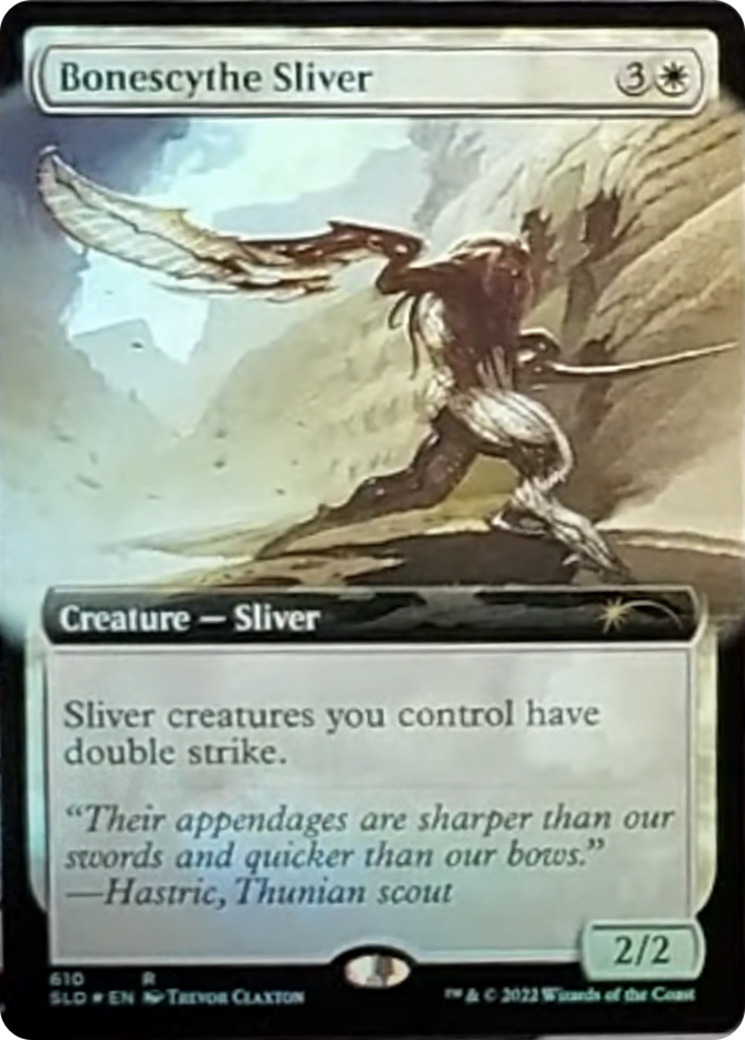 Bonescythe Sliver (Extended Art) [Secret Lair Drop Series] | Jomio and Rueliete's Cards and Comics