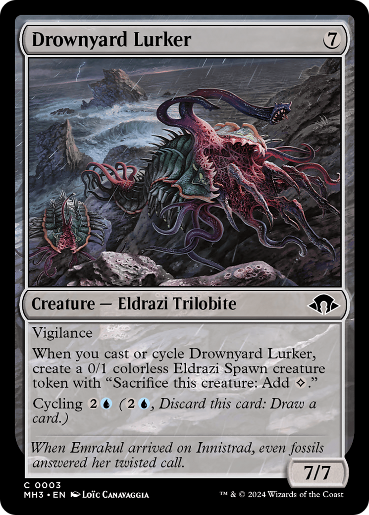 Drownyard Lurker [Modern Horizons 3] | Jomio and Rueliete's Cards and Comics