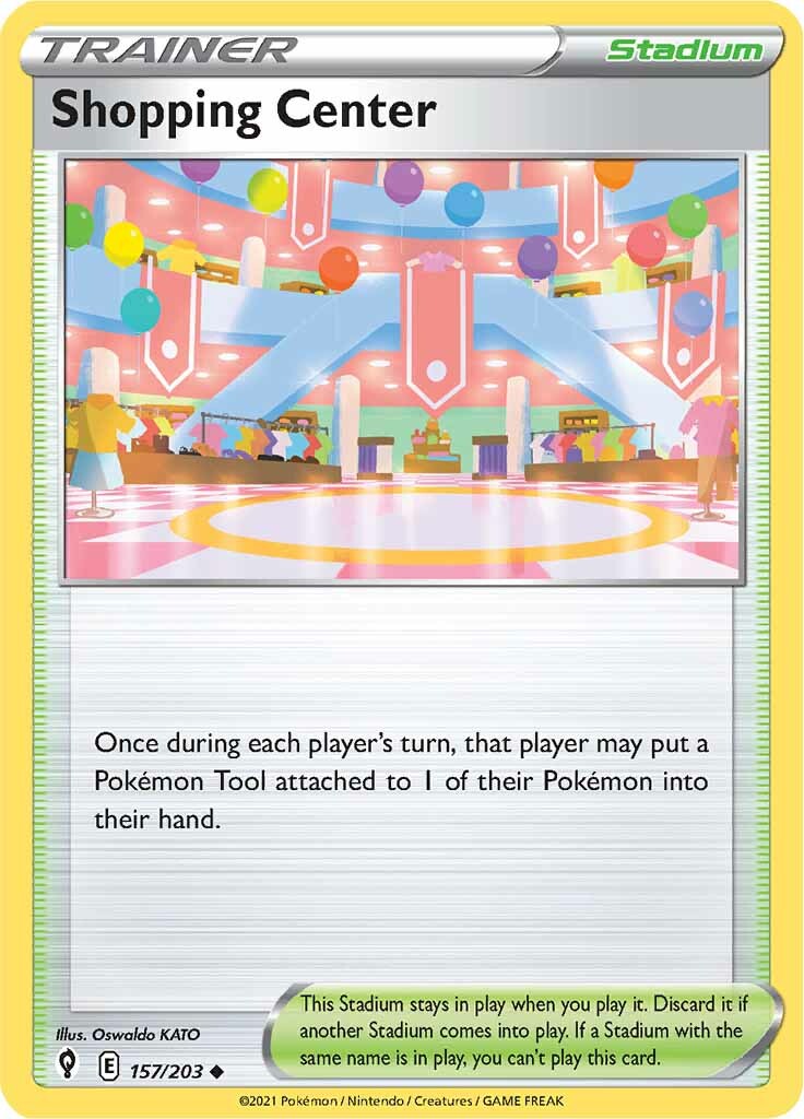 Shopping Center (157/203) [Sword & Shield: Evolving Skies] | Jomio and Rueliete's Cards and Comics