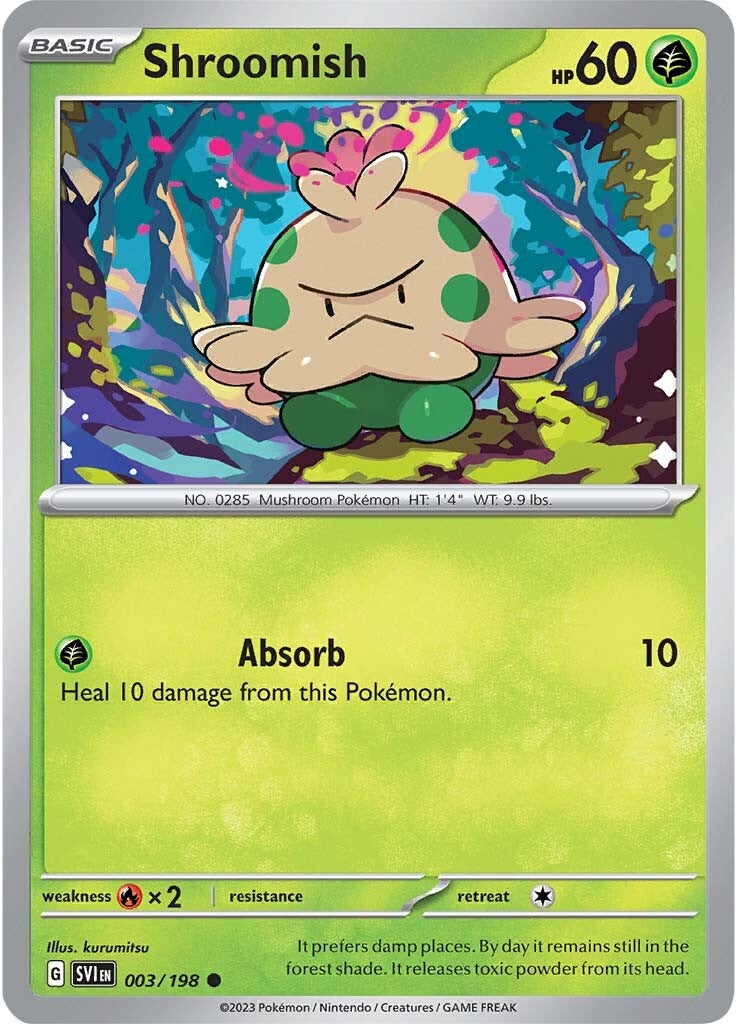 Shroomish (003/198) [Scarlet & Violet: Base Set] | Jomio and Rueliete's Cards and Comics