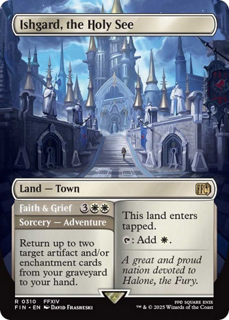 Ishgard, the Holy See (Borderless) [FINAL FANTASY] | Jomio and Rueliete's Cards and Comics
