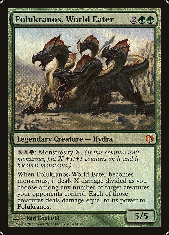 Polukranos, World Eater [Duel Decks: Heroes vs. Monsters] | Jomio and Rueliete's Cards and Comics