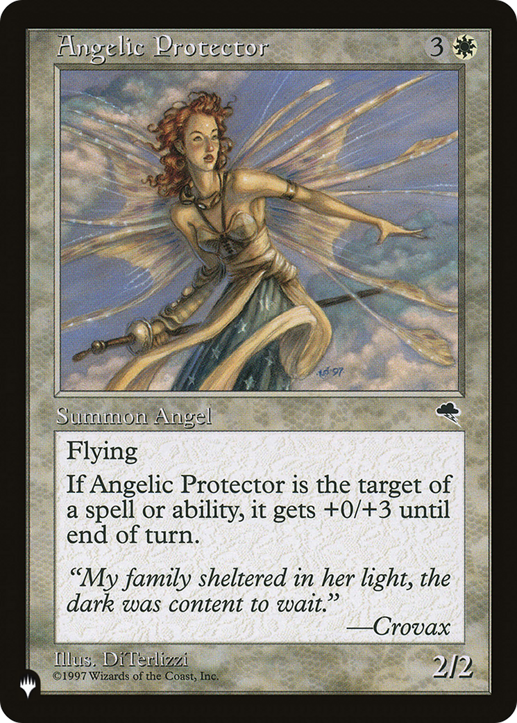 Angelic Protector [The List] | Jomio and Rueliete's Cards and Comics