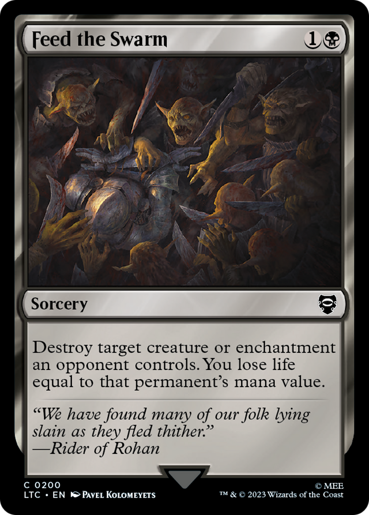 Feed the Swarm [The Lord of the Rings: Tales of Middle-Earth Commander] | Jomio and Rueliete's Cards and Comics