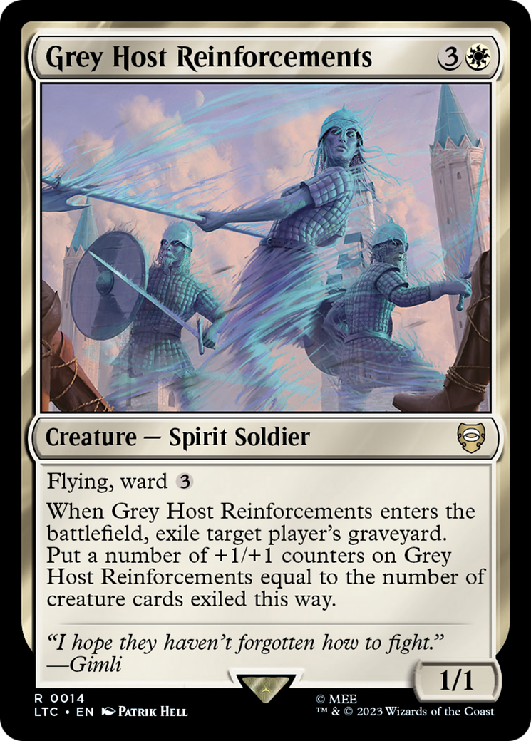Grey Host Reinforcements [The Lord of the Rings: Tales of Middle-Earth Commander] | Jomio and Rueliete's Cards and Comics