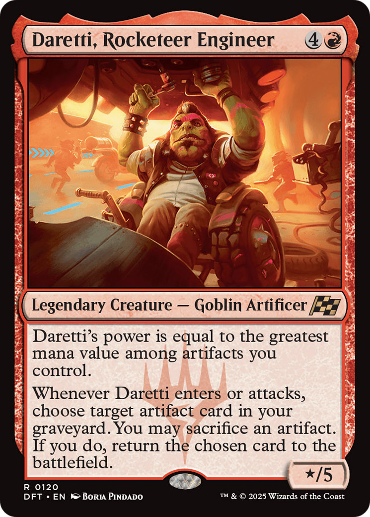 Daretti, Rocketeer Engineer [Aetherdrift] | Jomio and Rueliete's Cards and Comics