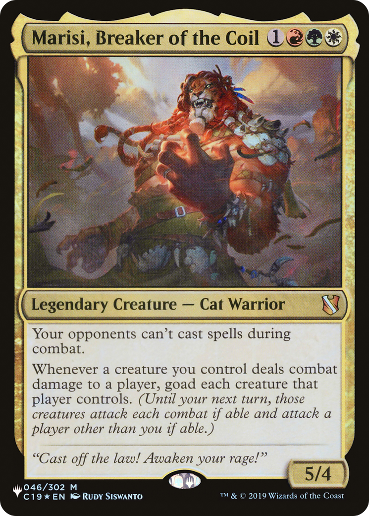 Marisi, Breaker of the Coil [The List] | Jomio and Rueliete's Cards and Comics