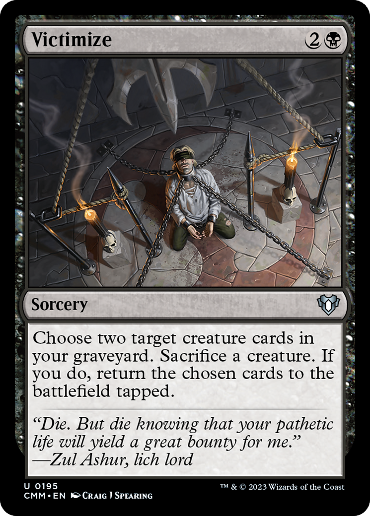 Victimize [Commander Masters] | Jomio and Rueliete's Cards and Comics
