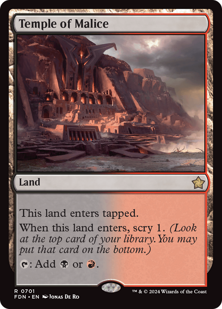 Temple of Malice [Foundations] | Jomio and Rueliete's Cards and Comics