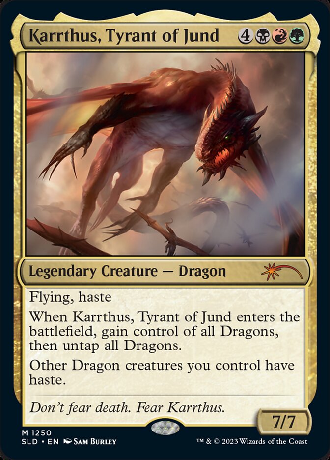 Karrthus, Tyrant of Jund [Secret Lair Drop Series] | Jomio and Rueliete's Cards and Comics