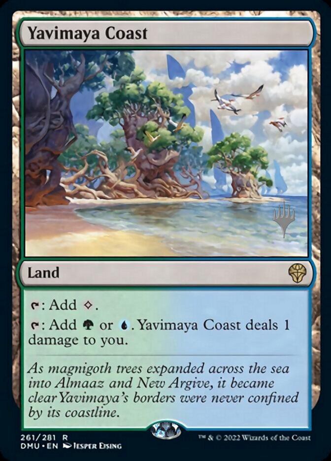 Yavimaya Coast (Promo Pack) [Dominaria United Promos] | Jomio and Rueliete's Cards and Comics