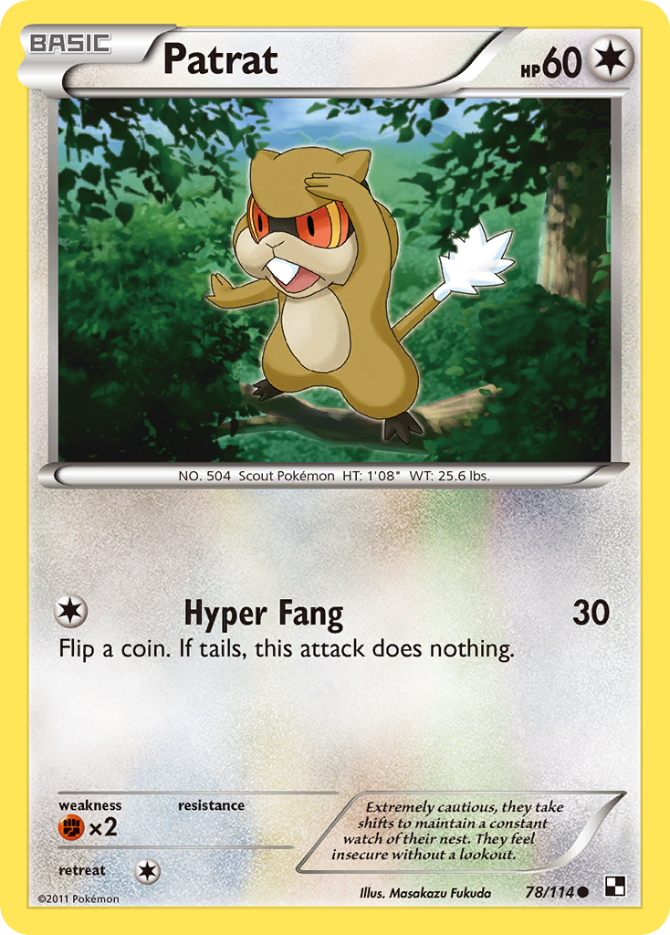 Patrat (78/114) [Black & White: Base Set] | Jomio and Rueliete's Cards and Comics