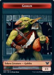 Smoke Blessing // Goblin Double-Sided Token [Kamigawa: Neon Dynasty Commander Tokens] | Jomio and Rueliete's Cards and Comics