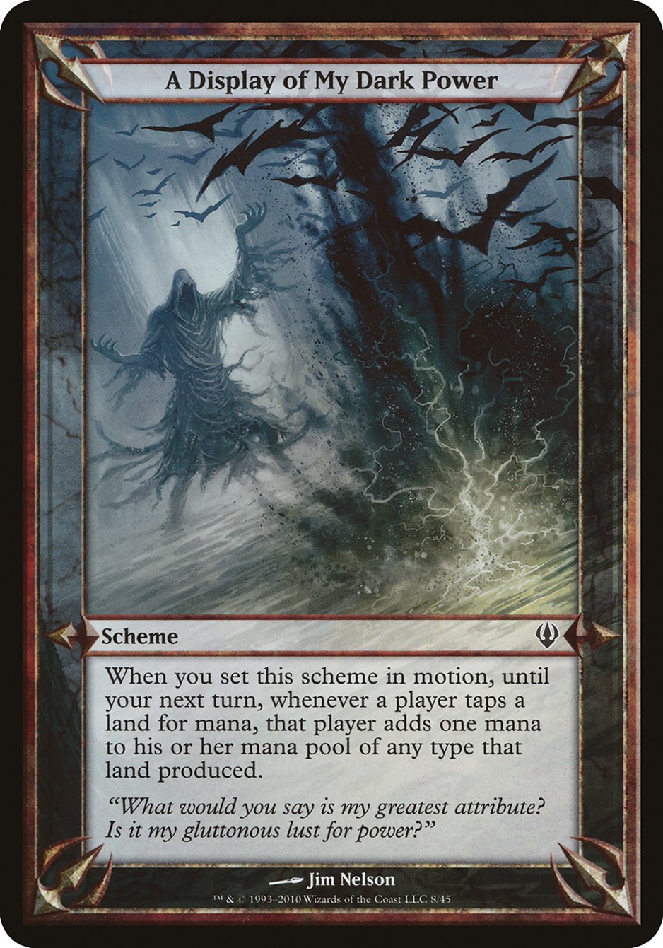 A Display of My Dark Power (Schemes) [Archenemy Schemes] | Jomio and Rueliete's Cards and Comics