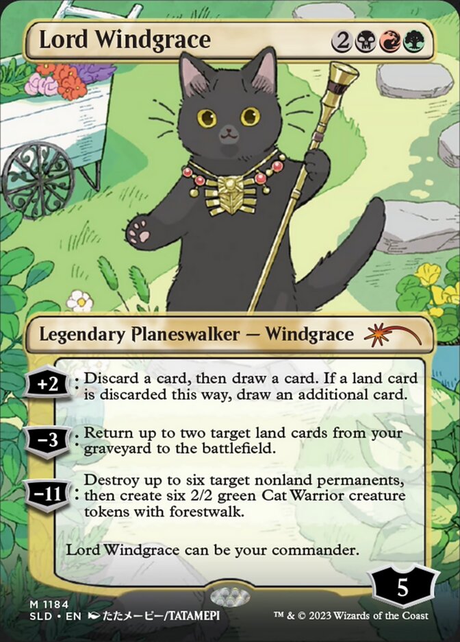 Lord Windgrace (Borderless) [Secret Lair Drop Series] | Jomio and Rueliete's Cards and Comics