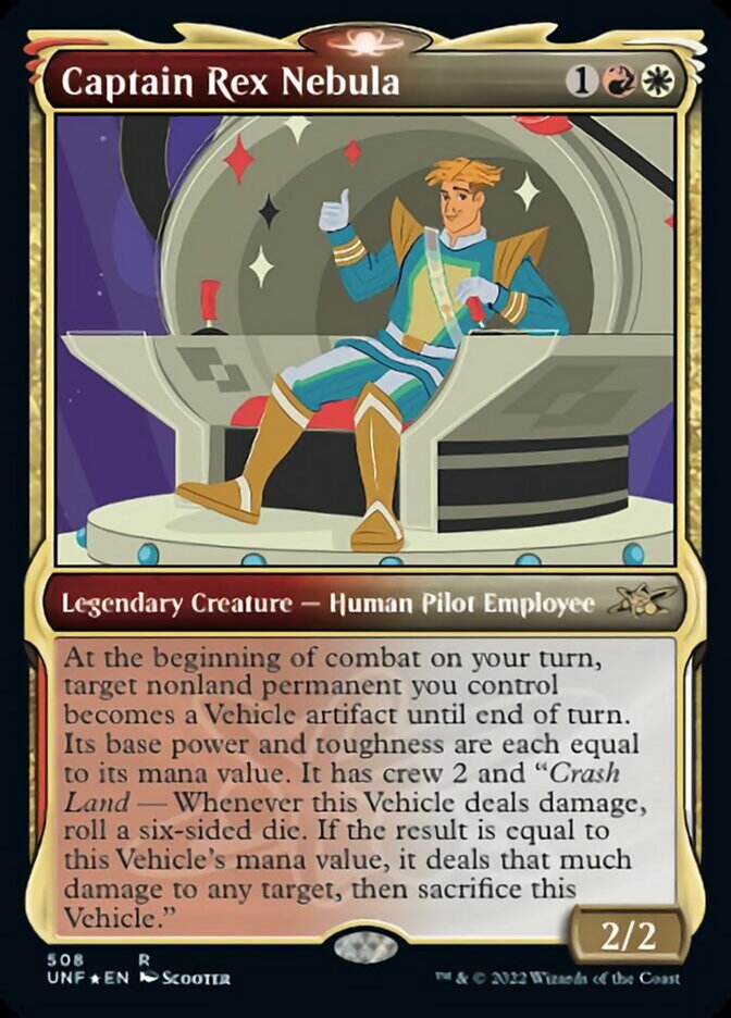 Captain Rex Nebula (Showcase) (Galaxy Foil) [Unfinity] | Jomio and Rueliete's Cards and Comics