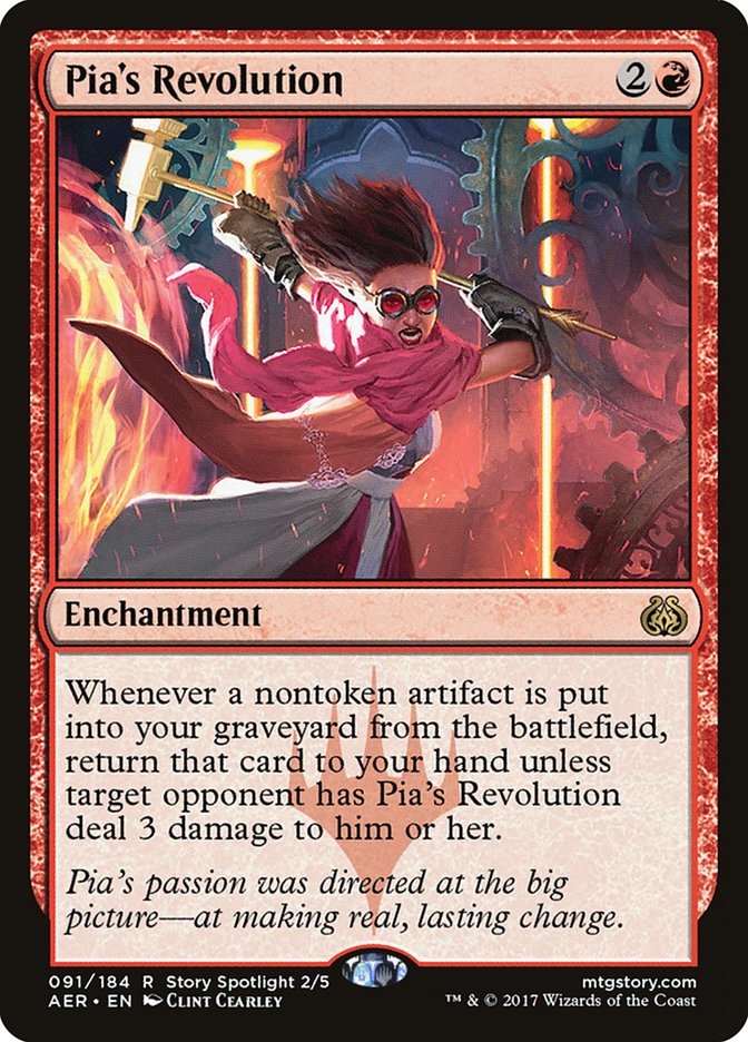 Pia's Revolution [Aether Revolt] | Jomio and Rueliete's Cards and Comics