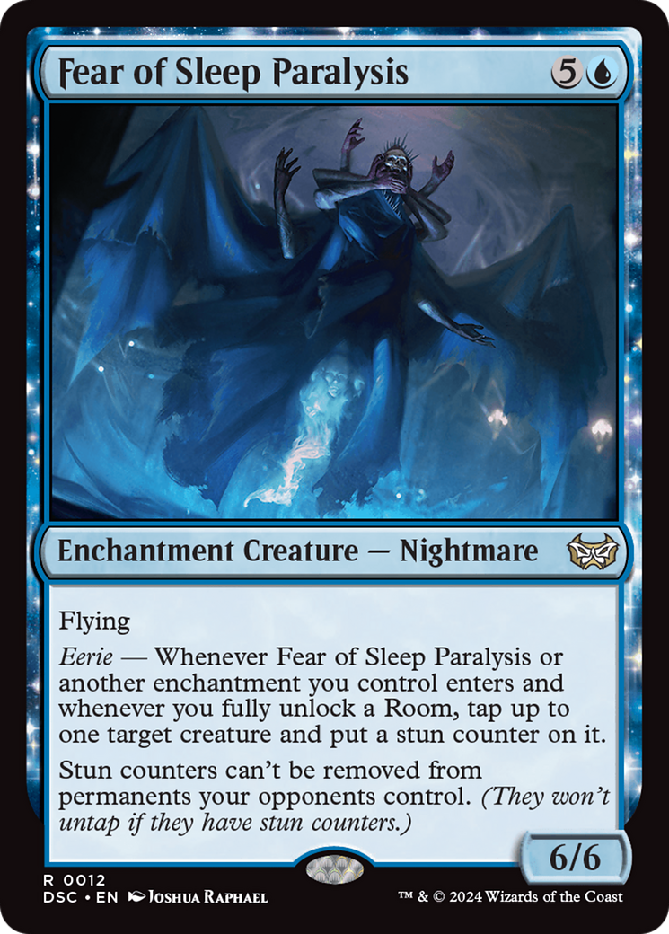 Fear of Sleep Paralysis [Duskmourn: House of Horror Commander] | Jomio and Rueliete's Cards and Comics