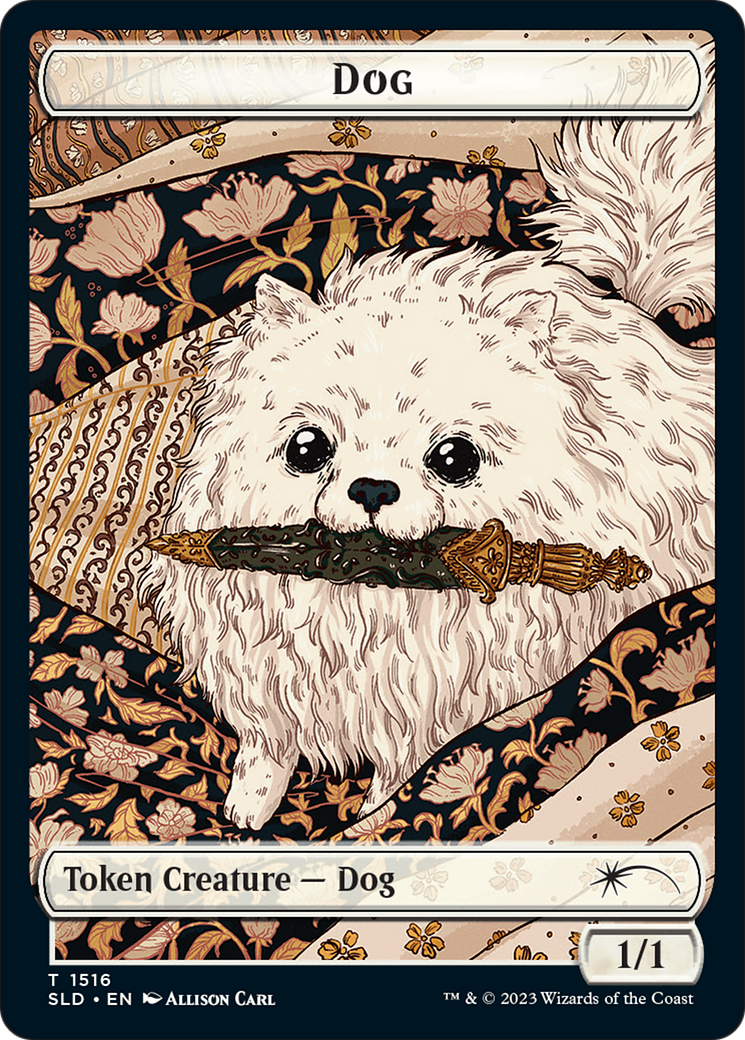Dog // Cat Double-Sided Token [Secret Lair Commander Deck: Raining Cats and Dogs Tokens] | Jomio and Rueliete's Cards and Comics