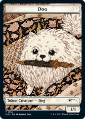 Dog // Cat Double-Sided Token [Secret Lair Commander Deck: Raining Cats and Dogs Tokens] | Jomio and Rueliete's Cards and Comics