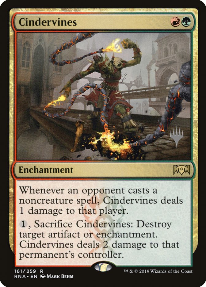 Cindervines (Promo Pack) [Ravnica Allegiance Promos] | Jomio and Rueliete's Cards and Comics