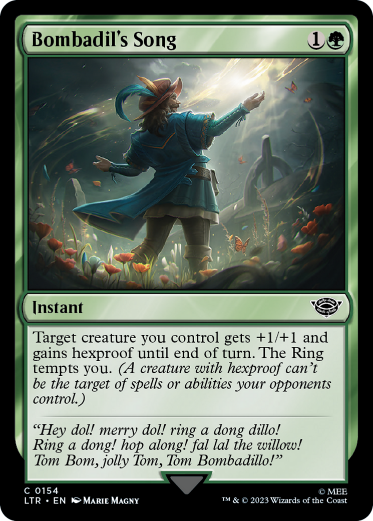 Bombadil's Song [The Lord of the Rings: Tales of Middle-Earth] | Jomio and Rueliete's Cards and Comics