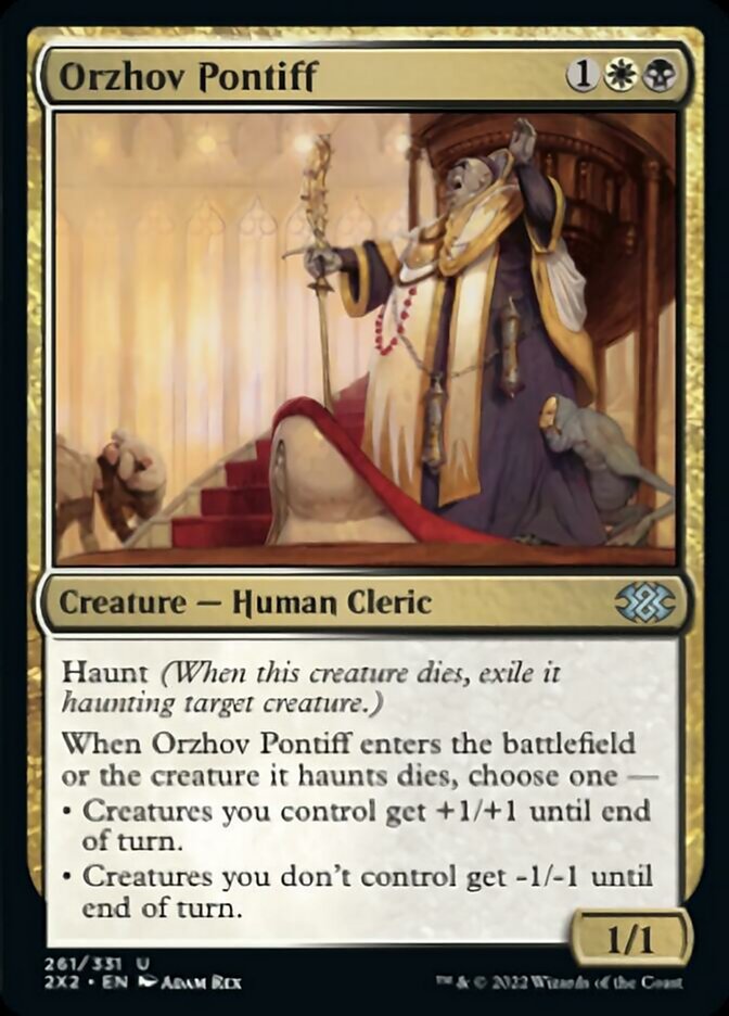 Orzhov Pontiff [Double Masters 2022] | Jomio and Rueliete's Cards and Comics