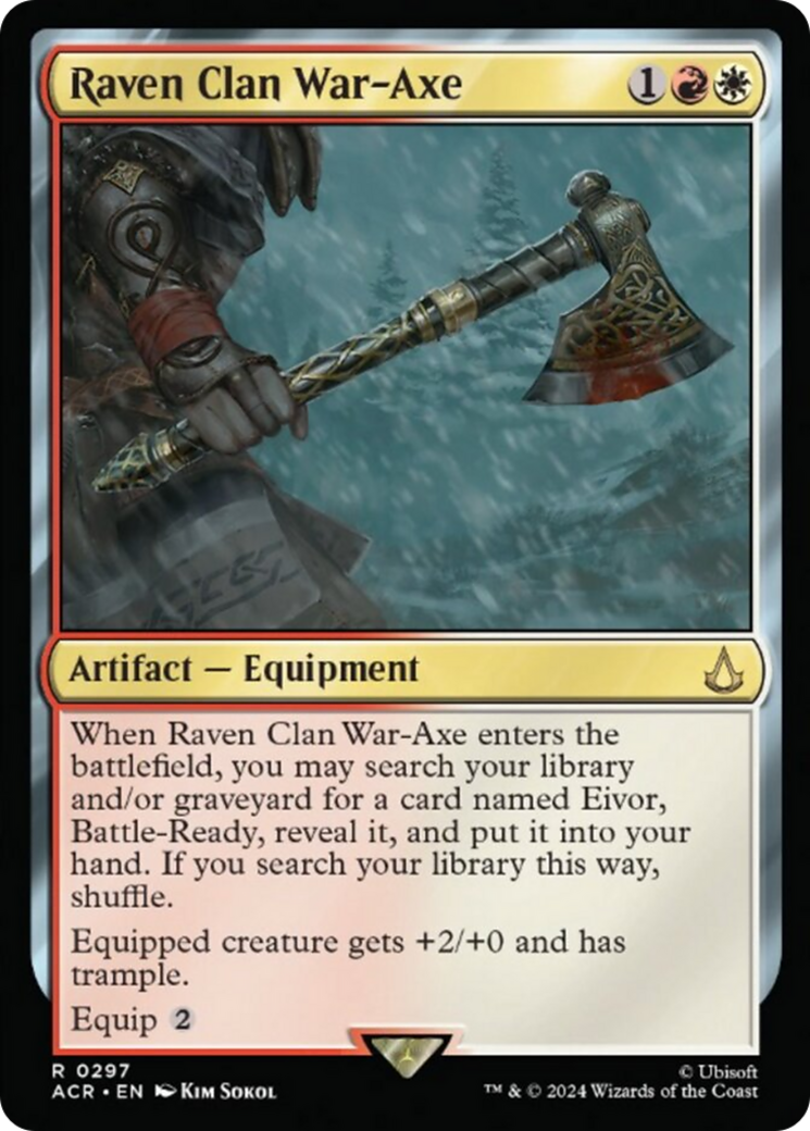 Raven Clan War-Axe [Assassin's Creed] | Jomio and Rueliete's Cards and Comics