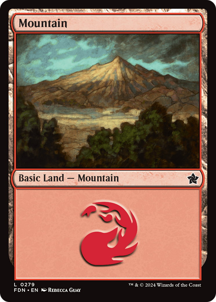Mountain (0279) [Foundations] | Jomio and Rueliete's Cards and Comics
