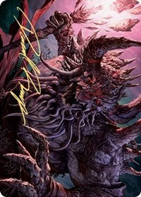 Dream Devourer Art Card (Gold-Stamped Signature) [Kaldheim Art Series] | Jomio and Rueliete's Cards and Comics