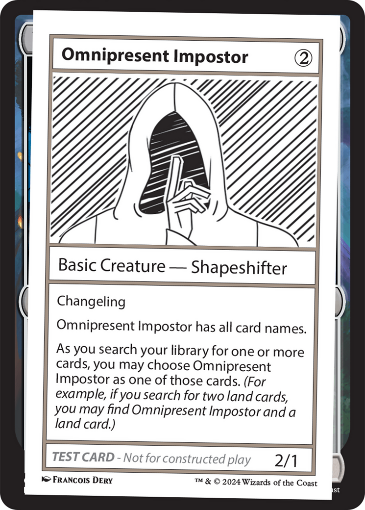Omnipresent Impostor [Mystery Booster 2 Playtest Cards] | Jomio and Rueliete's Cards and Comics